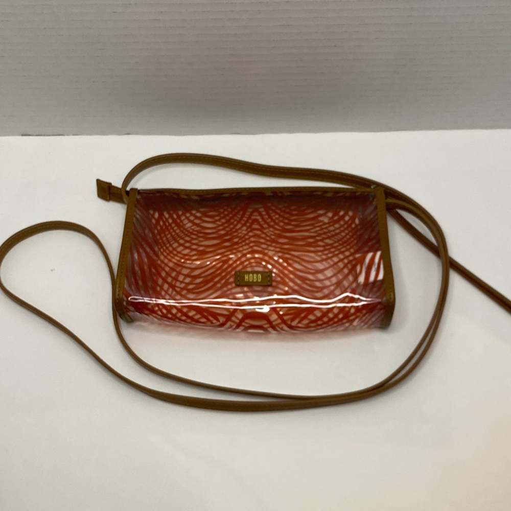 HOBO Jewel Clear Crossbody Bag Zebra Print